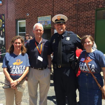 Santa Maria hosts Cincinnati Police for annual Week of Service