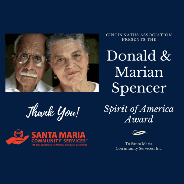 Santa Maria Recognized with the Cincinnatus Association’s Spencer Award for Promoting Diversity and Inclusion