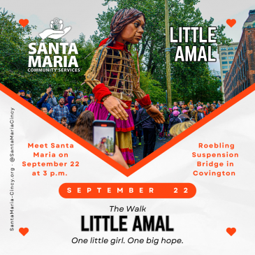 Santa Maria Community Services Invites you to Walk With Amal: A Symbol of Hope and Resilience